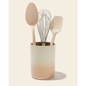Gir Tool & Ceramic Kitchen Utensil Counter Top Holder